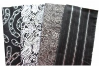 Basic Batik schwarz Patchworkstoff Stoffpaket