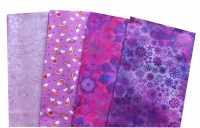 Basic Batik flieder lila Patchworkstoff Stoffpaket