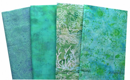 Basic tuerkis petrol Patchworkstoff Stoffpaket