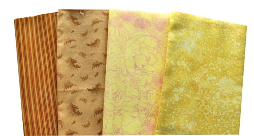 Basic gelb Patchworkstoff Stoffpaket