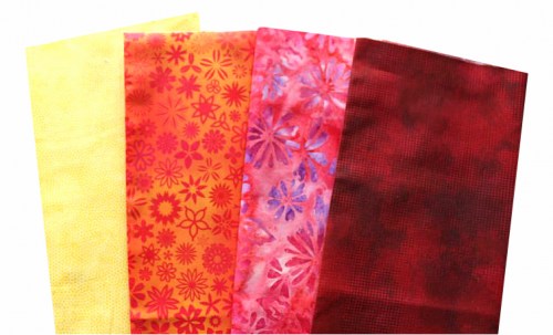 Basic Sonnenuntergang Patchworkstoff Stoffpaket