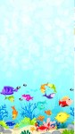 Unter Wasser Fisch Bordüre Kinderstoff Patchworkstoff Panel