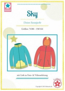 Sweatjacke Sky Schnittmuster