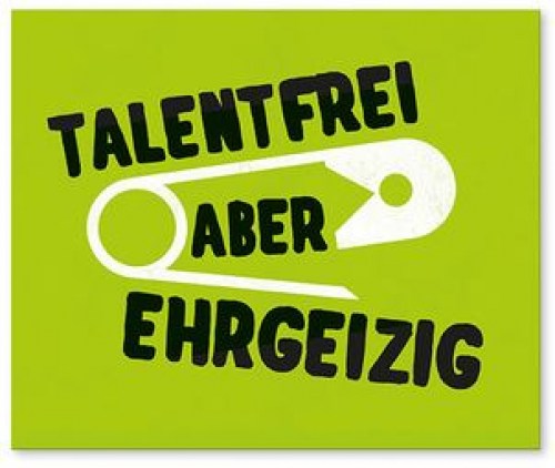 Brillenputztuch talentfrei aber ehrgeizig