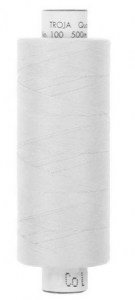 Troja weiß Garn 100 % Polyester