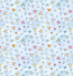 Regenbogen Sterne Baumwollstoff Patchworkstoff