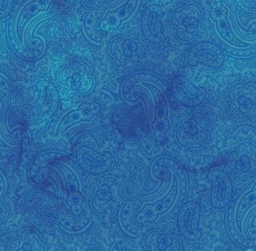 Paisley lila mint blau Patchworkstoff