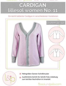 Cardigan Damen Schnittmuster Nähanleitung