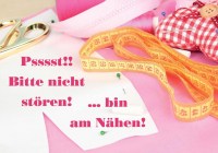 Ansichtskarte Nähen